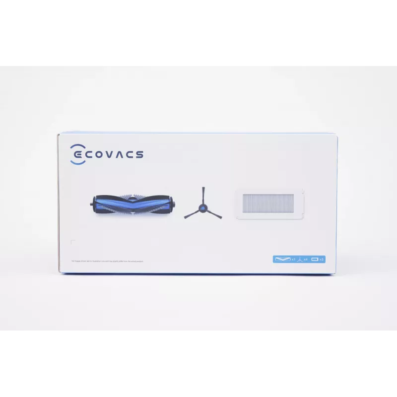 Ecovacs N30 PRO Omni atsarginiai šepečiai ir filtrai – standartinis priežiūros rinkinys (šoniniai šepečiai, pagrindinis šepetys, oro filtrai)