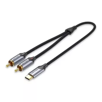 Vention USB-C į 2RCA kištukinį garso kabelį, 2 m