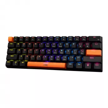 Mechaninė klaviatūra Baracuda Dolphin Black US išdėstymas su Blue jungikliais