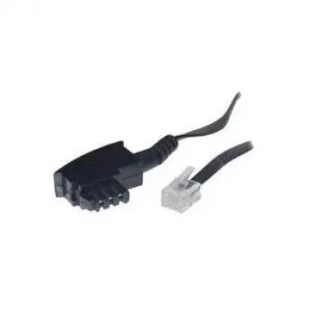 S/CONN 6 m TAE F - RJ11 juodas ShiverPeaks