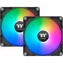 Thermaltake CT120 Reverse ARGB 120 mm korpuso ventiliatoriai, 2 vnt., juodi