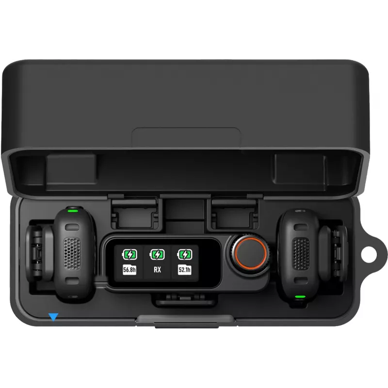 PULUZ Silikoninis apsauginis dėklas su įkrovimu DJI Mic 3 (juodas)