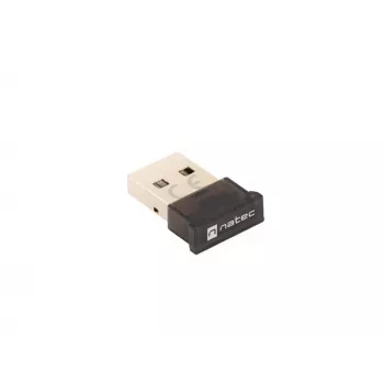 BLE švyturėlis NATEC NBD-2003 USB Bluetooth 5.0 adapteris – juodas, 20 m atstumas, USB Type-A