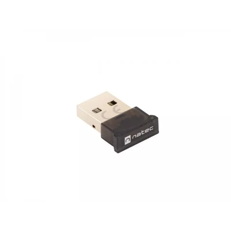 BLE švyturėlis NATEC NBD-2003 USB Bluetooth 5.0 adapteris – juodas, 20 m atstumas, USB Type-A