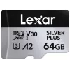 „Lexar“ 64 GB „MicroSD“ kortelė UHS-I 3 klasė „SILVER PLUS“