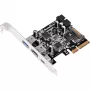 SilverStone ECU05 USB adapter PCIe 2.0 x2 Low Profile USB 3.1 Type C x1 + USB 3.0 x2 + USB 3.0 (vidinis) x2 (SST-ECU05)