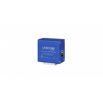 Tinklo adapteris Lancom Systems AirLancer SN-LAN-10G – 10 Gigabit Ethernet, IEEE 802.3af/at/bt, aliumininis korpusas, mėlynas