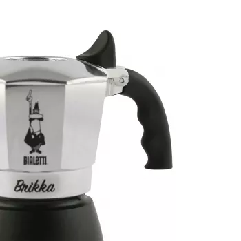 Kavinukas Bialetti Brikka 0,17 L – viryklinis espresso, 4 puodeliai, aliuminis, ne indukcinis