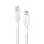 Anker Innovations 322 USB-C į USB-C laidas, nailoninis, 0,9 m, 60 W, baltas - Laidas - Skaitmeniniai/Duomenys (A81F5G21)