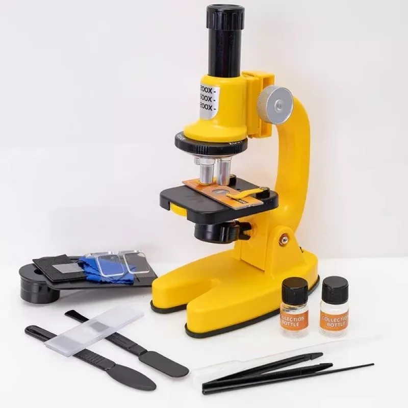 Mikroskopas Ascato 124582, 40× didinimas, LED apšvietimas, edukacinis laboratorinis mikroskopas
