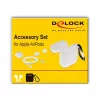 DeLOCK Apple AirPods priedų rinkinys baltas