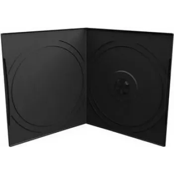 MEDIARANGE BOX10 DVD dėklas – 1 diskui – juodas – plastikinis – 120 mm x 125 mm