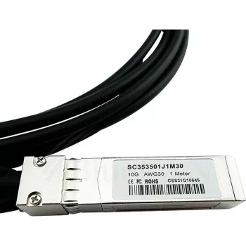 SFP+ tiesioginio prijungimo varinis kabelis CBO SFP-DAC10-BL 1 m 10 Gbit/s