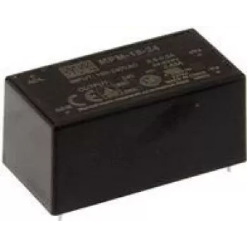 Maitinimo adapteris MEAN WELL MPM-15-24 15W 24V Įvadas 90-264V