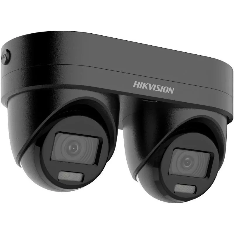 IP stebėjimo kamera Hikvision DS-2CD2343G2D-LIZ2UY/SL(2.8/4)BLACK — kupolinė, 2688×1520, lauko, 2,8/4 mm