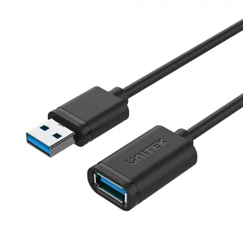 UNITEK Y-C459GBK USB 3.2 Gen 1 (3.1 Gen 1) laidas 2 m USB A juodas
