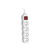 TRACER PowerWatch 3 m (4 lizdai) baltas su jungikliu