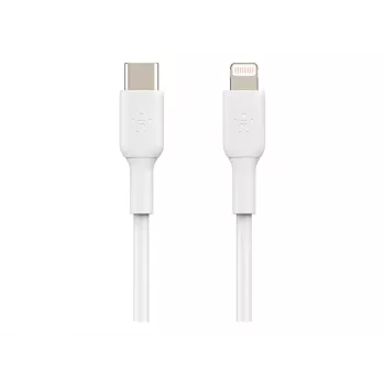 Belkin BoostCharge USB-C / Lightning kabelis 2 m baltas