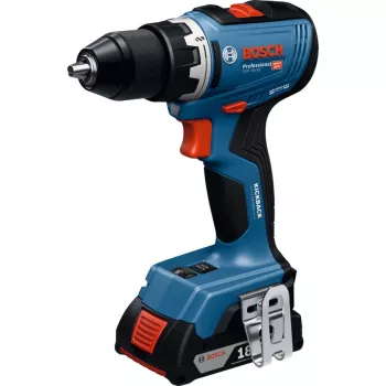 Belaidis gręžtuvas-suktuvas Bosch GSR 18V-65 su 2x 4,0 Ah akumuliatoriais