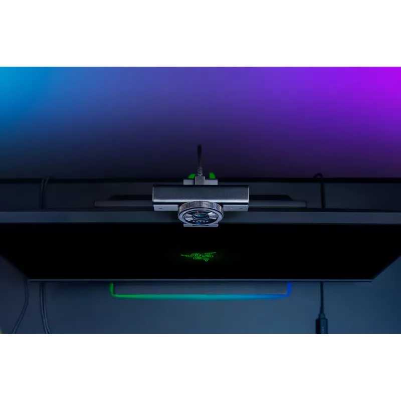 Razer Kiyo V2 internetinė kamera, 4K 30 FPS, 1080p 60 FPS, su triukšmo slopinimo mikrofonu
