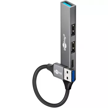 Goobay Slim 4-Port USB-Hub USB-A į USB-C™/USB-A, USB 3.2 (74458)