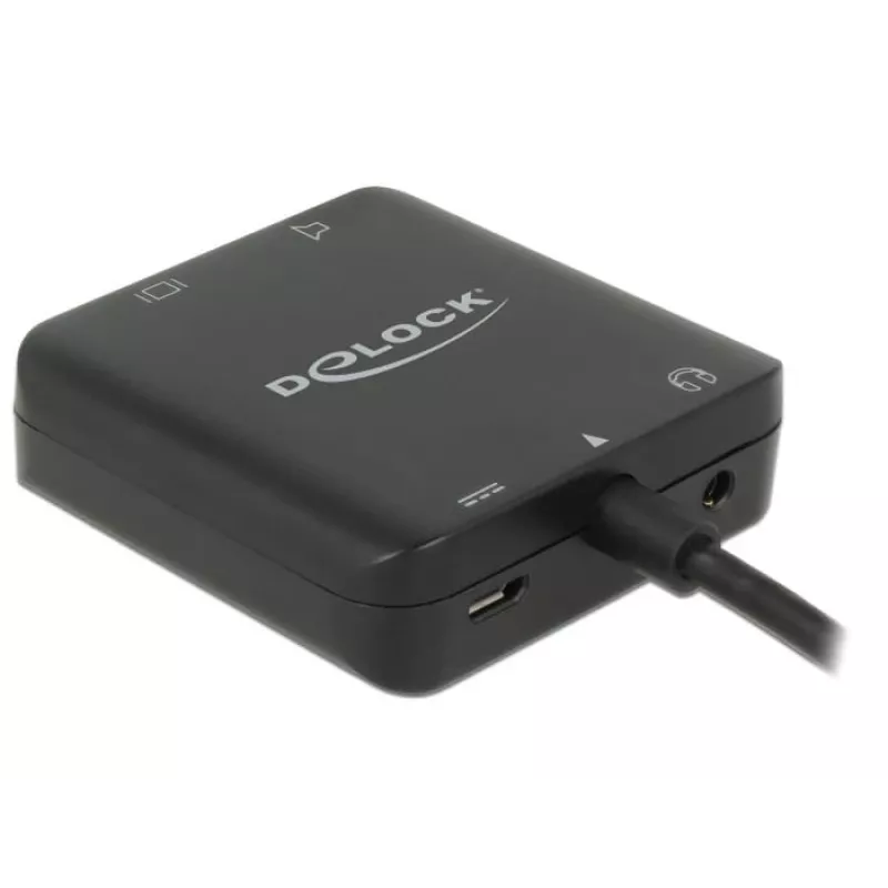 Delock kompaktiškas HDMI garso ekstraktorius 4K 60 Hz (63276)