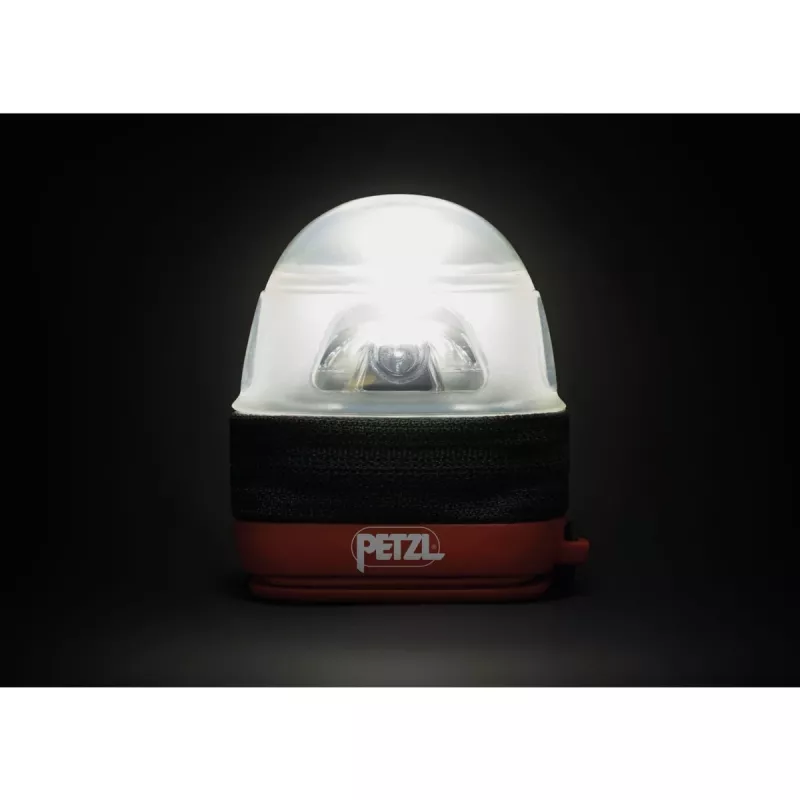 Petzl NOCTILIGHT juoda, raudona – apsauginis dėklas ir šviesos difuzorius