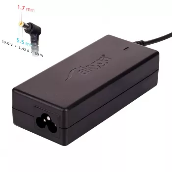 Maitinimo adapteris Akyga AK-ND-06 65 W vidaus naudojimui, 100–250 V, juodas, ABS korpusas