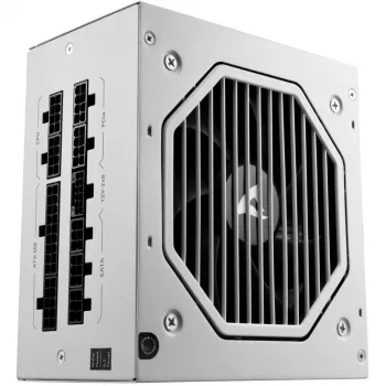 Sharkoon Rebel P20 1200 White 1x 12 kontakčių aukštos galios jungtis 4x PCIe kabelių valdymas - PC / serverio maitinimo šaltinis