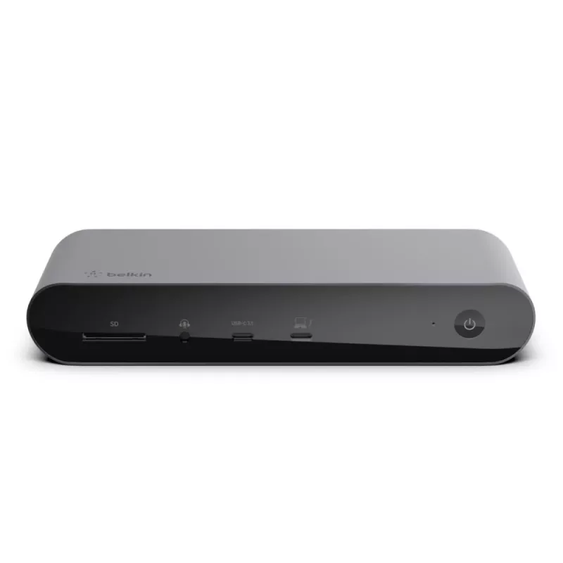 Dokavimo stotelė Belkin Thunderbolt 4 Dock Pro, laidinė, juoda, 90 W galios tiekimas