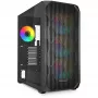Sharkoon AK3 RGB Midi Tower Juoda