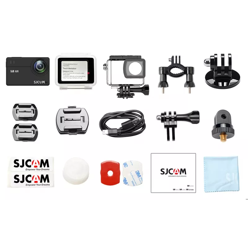 Veiksmo kamera SJCam SJ8 AIR — 4K 30fps, vandeniui atspari