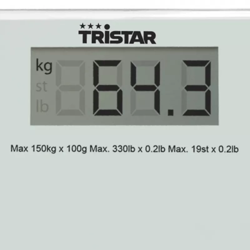 Svarstyklės elektroninės asmeninės Tristar WG-2419