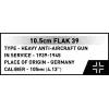 Konstruktorius Cobi Blocks 10,5 cm Flak 39 — 339 dalių