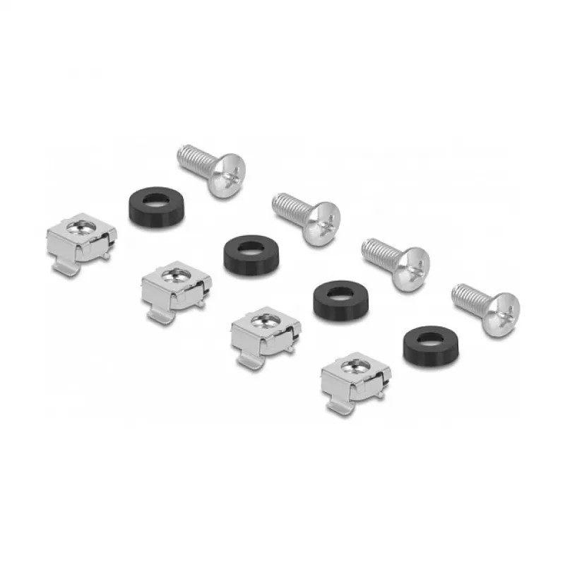 DeLOCK 19 colių optinio pluošto sujungimo dėžė 24 x LC Duplex OS2 1U juodas metalas