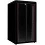 Laisvai pastatomas tinklo spintas ROLINE Pro 26U 800x800 mm, stiklinės durys, juodas, 600 kg, IP20