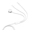 Magnetinis krovimo kabelis Joyroom S-IW008 Lightning USB-C 5V 1,2 m baltas