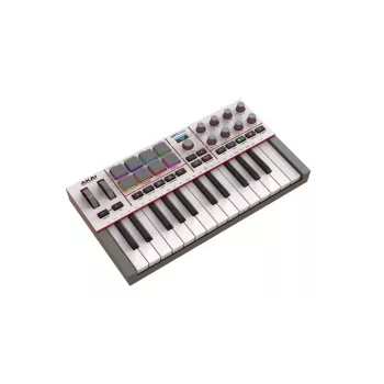 Akai MPK Mini 4W White – klaviatūros valdiklis su 25 klavišais