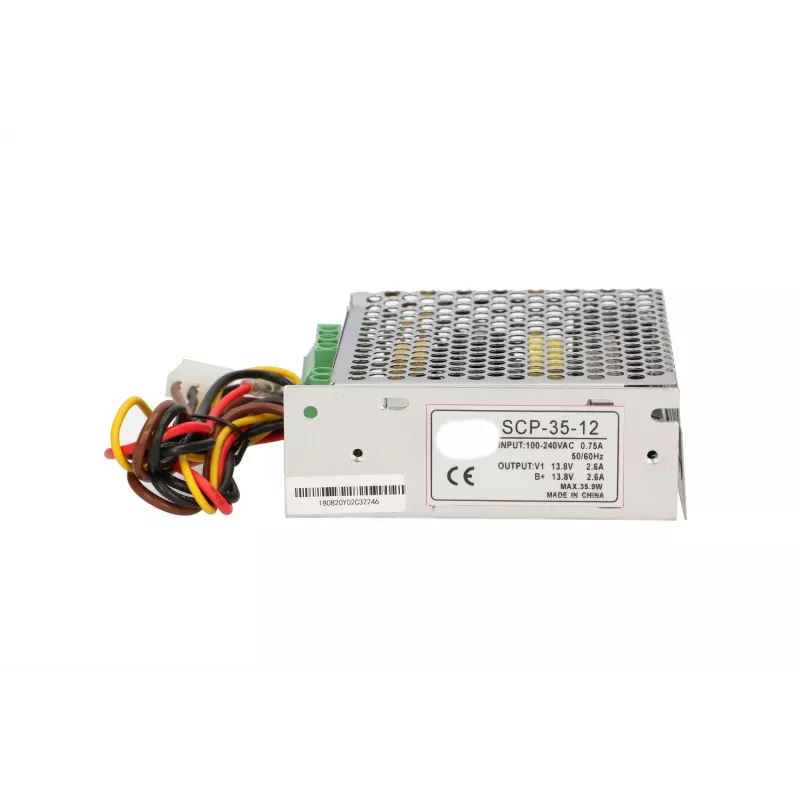 Maitinimo šaltinis su akumuliatoriaus įkrovikliu Extralink SCP-35-12 13,8V 35W 12V metalinis korpusas, 100–240V AC