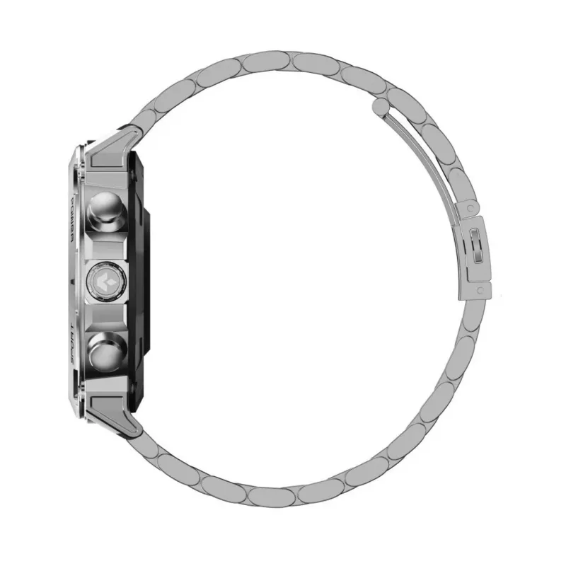 Išmanusis laikrodis Garett Atom Silver Steel