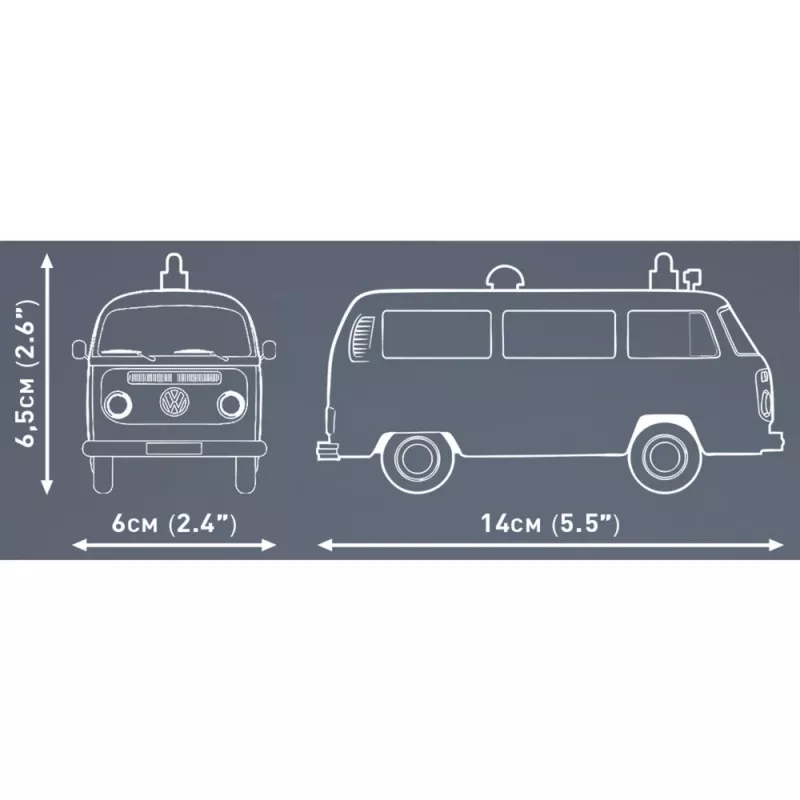 Cobi Modelio rinkinys Volkswagen T2b Greitosios pagalbos automobilis 1:35 skalė pilka