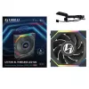 Lian Li UNI FAN SL Wireless LCD 120 12 cm juodas 31 dB 51,45 cfm