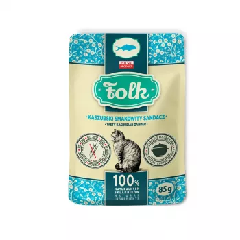 FOLK Tasty Kashubian zander - šlapias kačių ėdalas - 85g