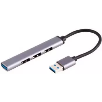 USB šakotuvas ShiverPeaks BS13-50001 USB 3.2 Gen 1 Type-A 5000 Mbit/s aliuminis juodas
