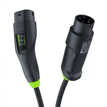 Green Cell Habu EVGC01 Mobilus EV kroviklis elektromobiliams 11 kW 7 m Type 2 CEE Wallbox Juodas