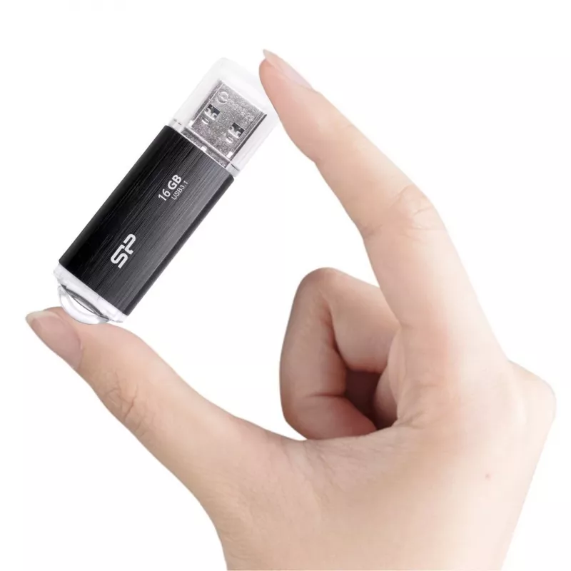 SILICON POWER Blaze B02 USB atmintukas 16 GB USB Type-A 3.2 Gen 1 (SP016GBUF3B02V1K) Juoda