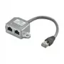 Wentronic Goobay kabelių skirstytuvas (Y adapteris) – CAT 5 Ethernet + ISDN, ekranuotas (68909)