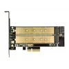 DeLOCK 89630 Vidinė PCIe sąsajos plokštė su dviem M.2 lizdais (SATA ir PCIe)