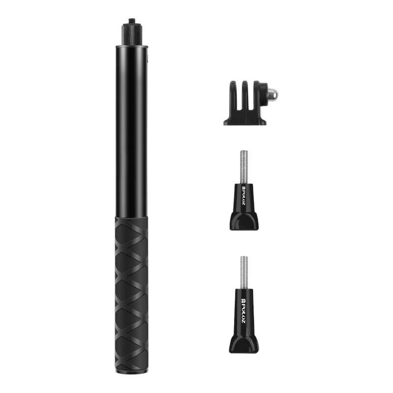 Puluz 110 cm metalinis selfie strypas Insta360 One RS / X2 / X3 / X4