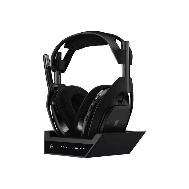 Logitech G Astro A50 X - Ausinės - uždedamos ant ausų - Bluetooth / LIGHTSPEED - belaidės - Juodos